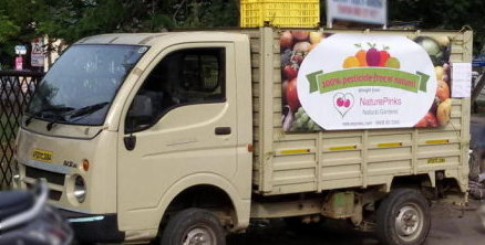 Home delivery of organic fruits and vegetables
